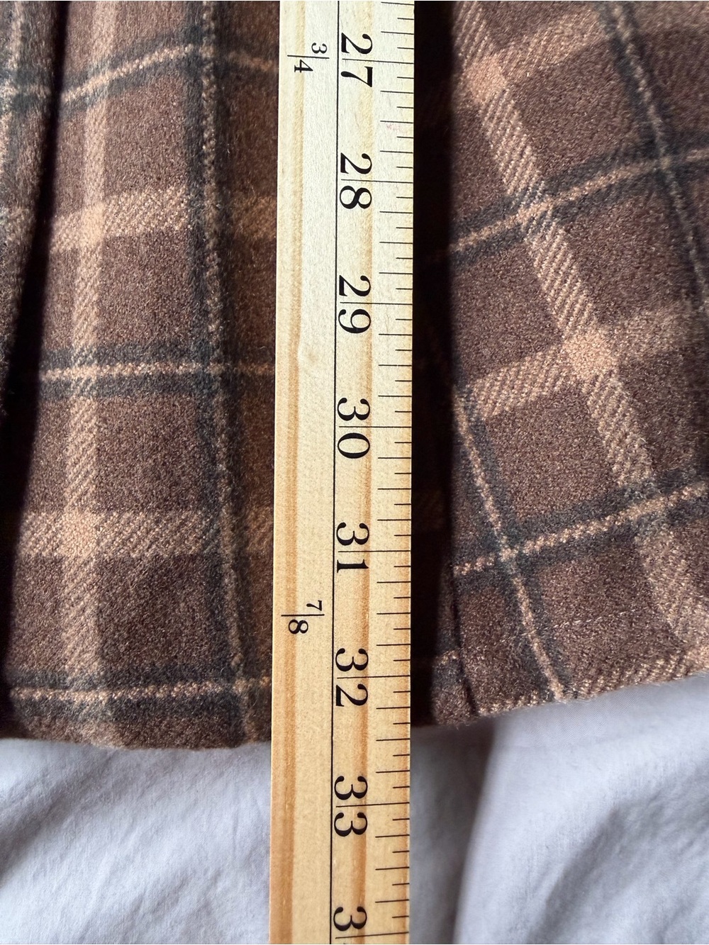 Lulus Autumn Approach Brown Plaid Sleeveless Button-Up Mini Dress Womens Size S - Picture 10 of 11